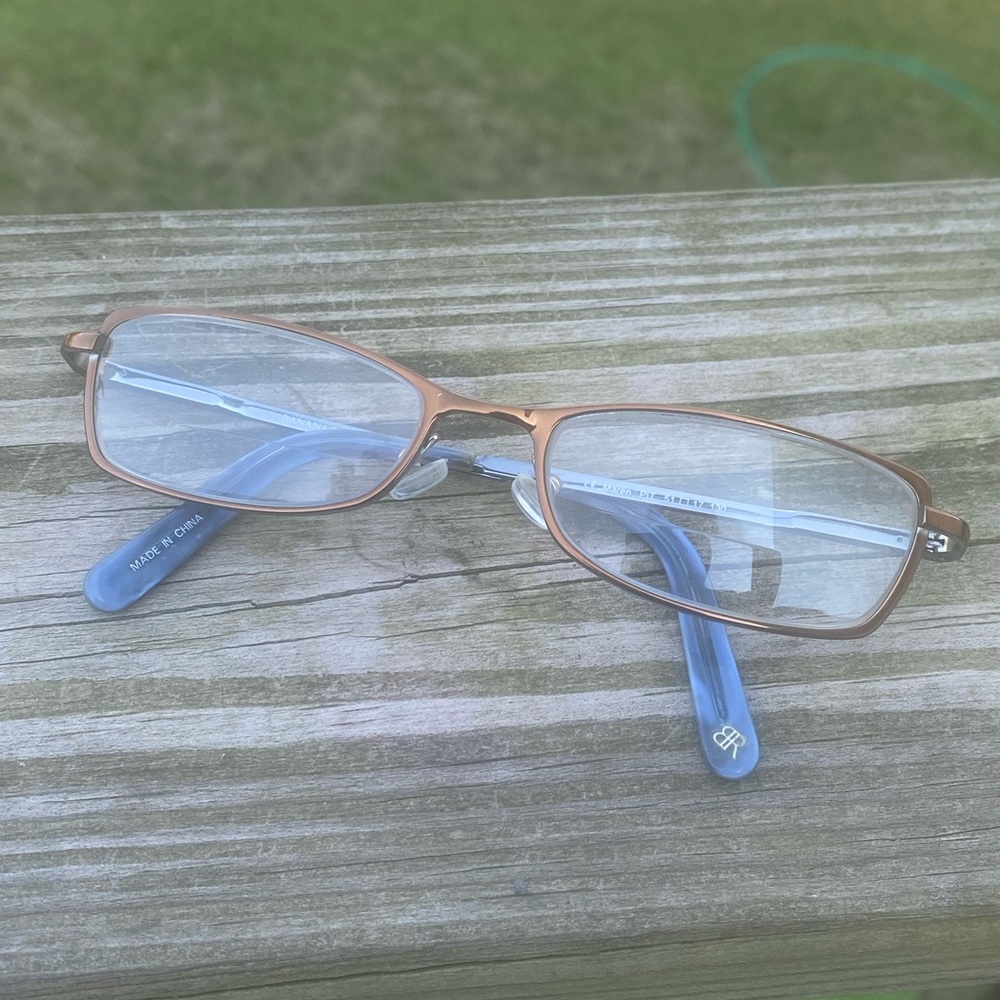 Banana Republic glasses frames Maren 51[]17 130 copper tone with blue